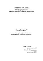 Biznesa plāns 'SIA "Fotogear"', 1.