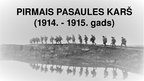 Prezentācija 'Pirmais pasaules karš', 1.