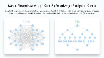 Prezentācija 'Sinaptiskā apgriešana: kāpēc smadzenes likvidē neizmantotos savienojumus', 3.