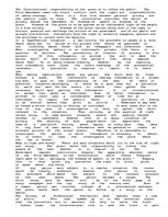 Eseja 'The publics right to know. The Constitutional responsibility of the press.', 1.