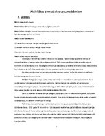 Konspekts 'Aktivitātes pirmsskolas vecuma bērniem', 1.