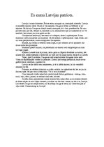 Eseja 'Es esmu Latvijas patriots', 1.