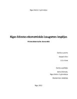 Referāts 'Rīgas lidostas ekonomiskās izaugsmes iespējas', 1.
