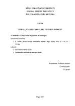 Konspekts 'Valsts varas orgāni un to funkcijas', 1.