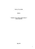 Referāts 'Darbs ar TV un radio', 14.