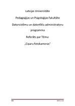 Referāts 'Ciparu fotokameras', 1.