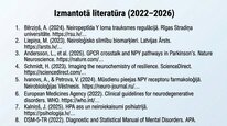 Prezentācija 'Neiropeptīds Y un galvenie neiromediatori', 27.