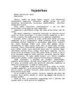 Referāts 'Vajadzības', 1.