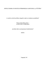 Prakses atskaite 'Sociālais darbs ar pirmspensijas bezdarbniekiem', 1.