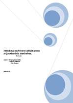 Referāts 'Mūsdienu problēmu salīdzinājums ar jaunlatviešu centieniem', 1.