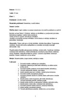 Prakses atskaite 'Deviņi stundu plāni pedagoģiskās prakses dienasgrāmatai', 1.