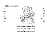 Prezentācija 'Burtiņu dziesmas - palīgs lasītmācīšanai pirmsskolas un sākumskolas bērniem', 5.