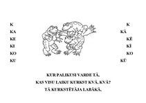 Prezentācija 'Burtiņu dziesmas - palīgs lasītmācīšanai pirmsskolas un sākumskolas bērniem', 7.