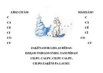 Prezentācija 'Burtiņu dziesmas - palīgs lasītmācīšanai pirmsskolas un sākumskolas bērniem', 9.