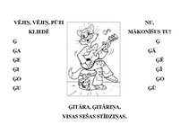Prezentācija 'Burtiņu dziesmas - palīgs lasītmācīšanai pirmsskolas un sākumskolas bērniem', 15.
