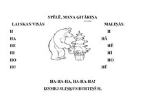 Prezentācija 'Burtiņu dziesmas - palīgs lasītmācīšanai pirmsskolas un sākumskolas bērniem', 16.