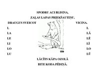 Prezentācija 'Burtiņu dziesmas - palīgs lasītmācīšanai pirmsskolas un sākumskolas bērniem', 18.