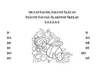 Prezentācija 'Burtiņu dziesmas - palīgs lasītmācīšanai pirmsskolas un sākumskolas bērniem', 21.