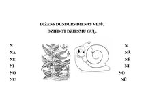 Prezentācija 'Burtiņu dziesmas - palīgs lasītmācīšanai pirmsskolas un sākumskolas bērniem', 22.