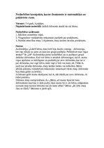 Konspekts 'Nodarbības konspekts, kuras dominante ir matemātika', 2.