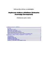 Referāts 'Uzņēmuma zināšanu attīstīšana (Enterprise Knowledge Development)', 1.