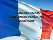Referāts 'Francijas valsts ekonomisko panākumu "noslēpumi"', 12.
