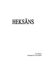 Referāts 'Heksāns', 1.