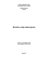 Referāts 'Brīvdienu māju raksturojums', 1.