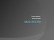 Prezentācija 'Makaroni', 1.