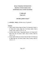 Konspekts 'Liberālisma aizstāvība 20.gs. politikā', 1.