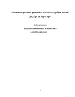 Konspekts 'Saskarsmes partneru personības struktūra un psihes procesi. "Id, Ego un Super eg', 1.