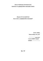 Referāts 'Peļņa un tās rādītāji', 1.