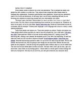 Eseja 'Improving Yourself', 1.