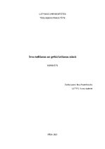 Referāts 'Ieva radīšanas un grēkā krišanas stāstā', 1.