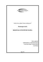 Referāts 'Reģionālās investīciju bankas piedāvāto pakalpojumu pētījums', 1.