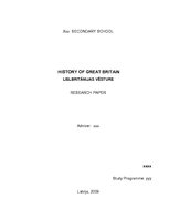 Referāts 'History of Great Britain', 1.