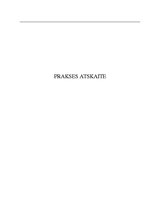 Prakses atskaite 'Pirmā prakse uzņēmumā "PF Latvijā"', 1.