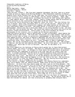 Eseja 'The Film "Unbearable Lightness of Being"', 1.