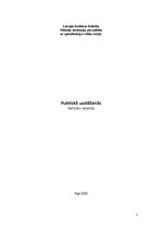 Referāts 'Publiskā uzstāšanās', 1.