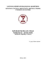 Konspekts 'Individuālā šķēršļu josla', 1.