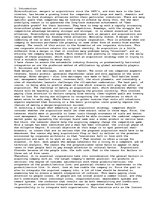 Eseja 'Mergers & Acquisition', 1.