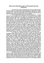 Eseja 'Cilvēce kā vērtība laika posmā no Otrā pasaules kara līdz mūsdienām', 1.