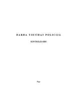 Referāts 'Darba tiesības policijā', 1.