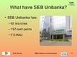Prezentācija 'SEB Unibanka and Hansabanka', 6.