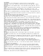 Eseja 'Lady Macbeth Redemption', 1.