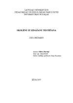 Diplomdarbs 'Skolēnu informācijas tehnoloģiju zināšanu testēšana', 1.