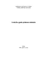 Prakses atskaite 'Rīgas rajona Latgales priekšpilsētas rajona tiesa', 1.