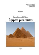 Referāts 'Ēģiptes piramīdas', 1.