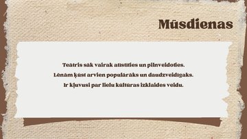 Prezentācija 'Teātris', 13.