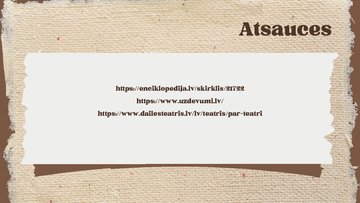 Prezentācija 'Teātris', 16.